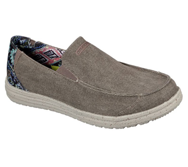 Skechers Relaxed Fit: Melson - Ralo - Mens Slip On Shoes Brown [AU-BR5560]